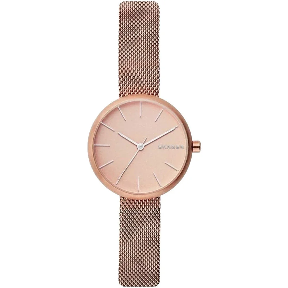 SKAGEN MONTRE FEMME SKW2618 ROSE GOLD DIAL & MESH BRACELET 30MM WOMENS WATCH